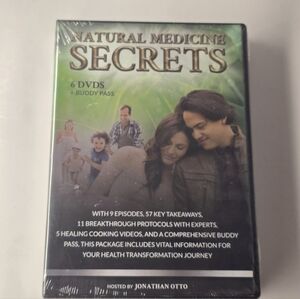 Natural Medicine Secrets 6 DVD's + Buddy Pass by Jonathan Otto